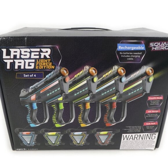Squad Hero Other - Laser Tag Squad Hero SH-009 Rechargeable Laser Tag Guns Set of 4